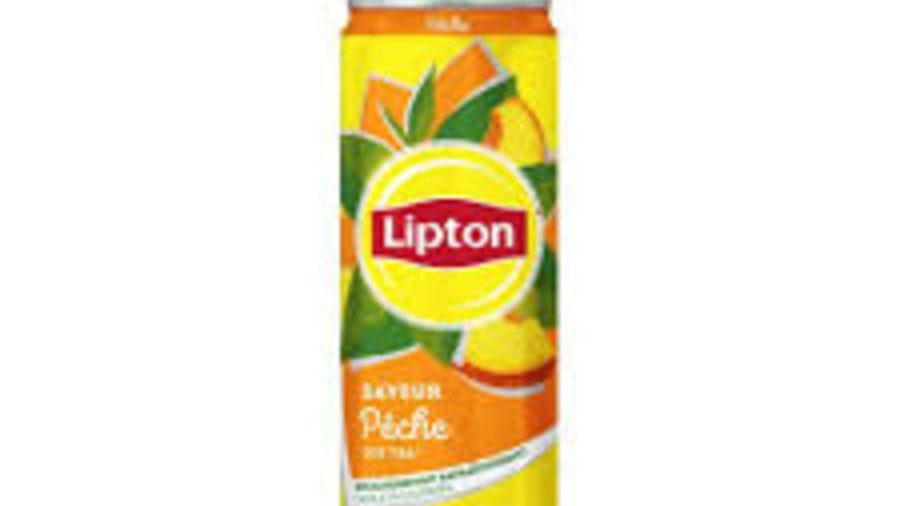 Canette Lipton Ice Tea pêche 33cl