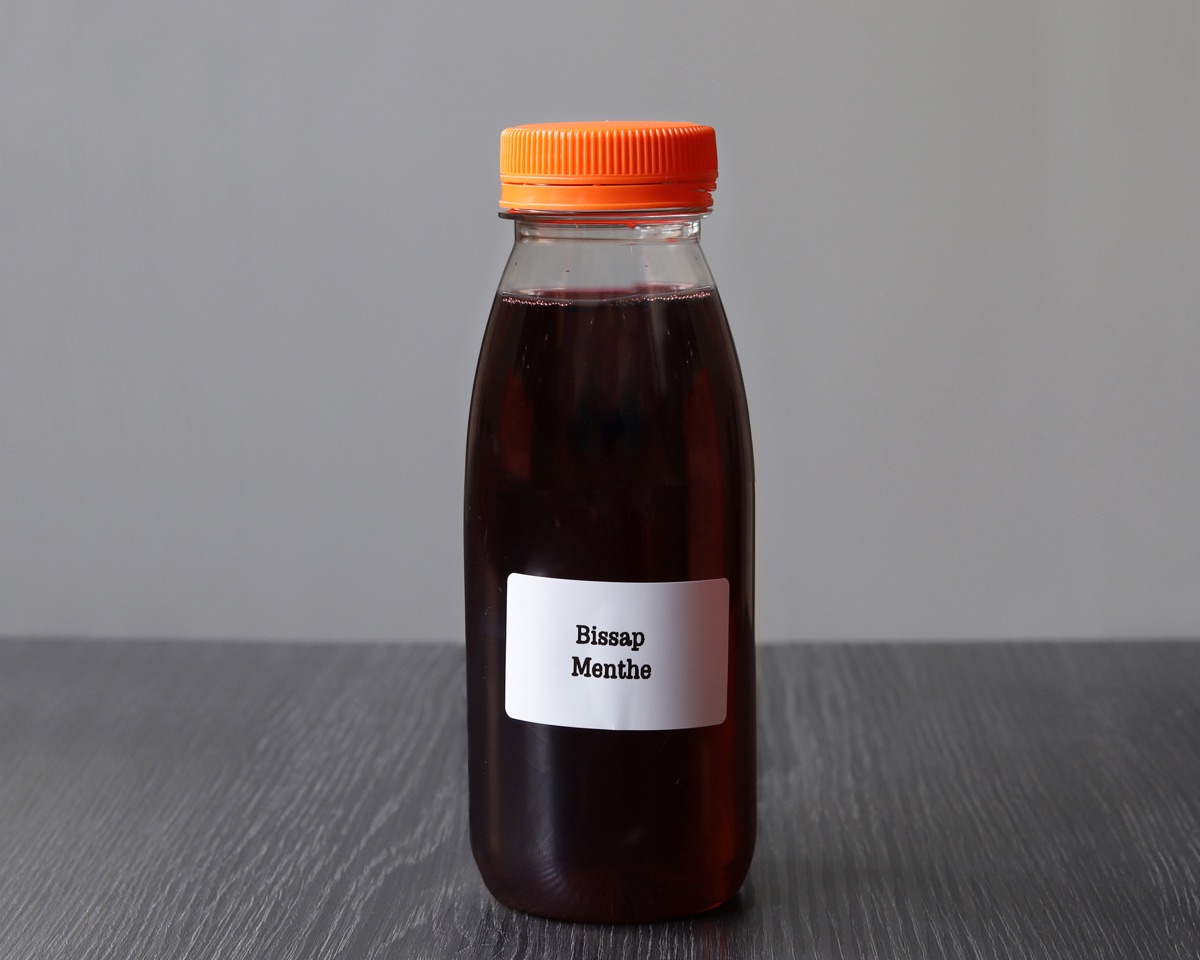 Jus de bissap menthe maison fait à Charleroi