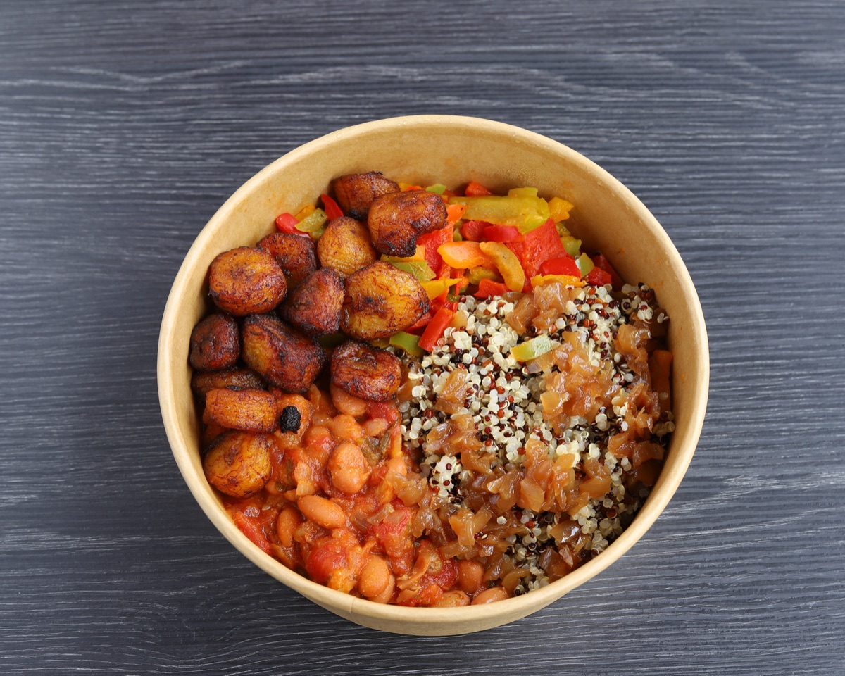 Bowl africain Veggie Quinoa & Haricots blancs — 16€ option vegan halal